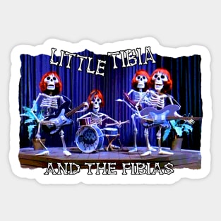 LITTLE TIBIA AND THE FIBIAS Mad Monster Party 1967 Sticker